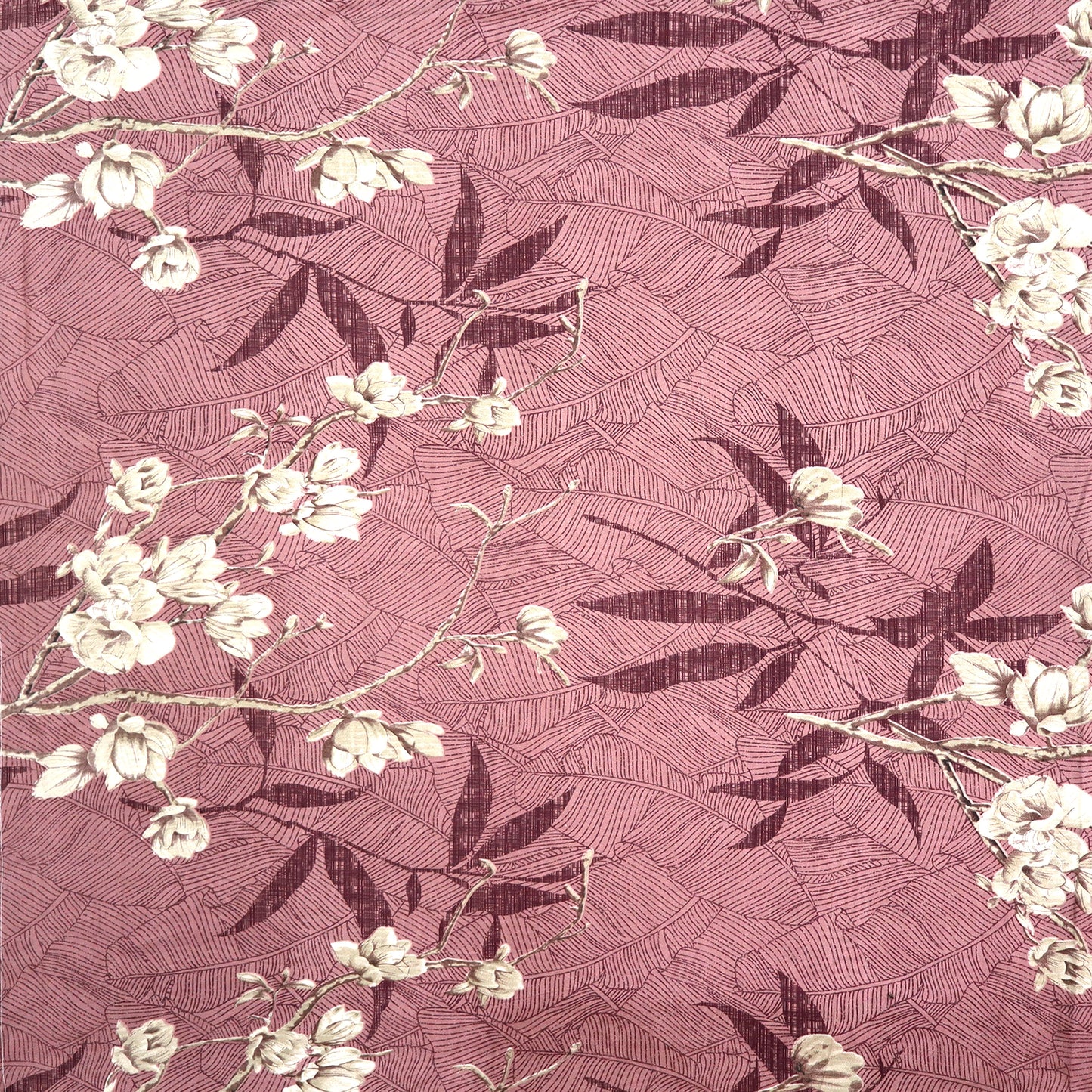 JoJo Double Bed Bedsheet with Floral Pattern | Mix N Match Style and 2 Pillow Covers | 90 x 100 Inch (Pink)